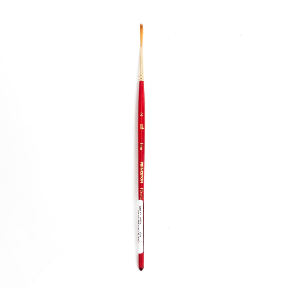 Princeton, Brushes, Art & School, Heritage, Synthetic Sable, Watercolor, 105316, Liner, 2